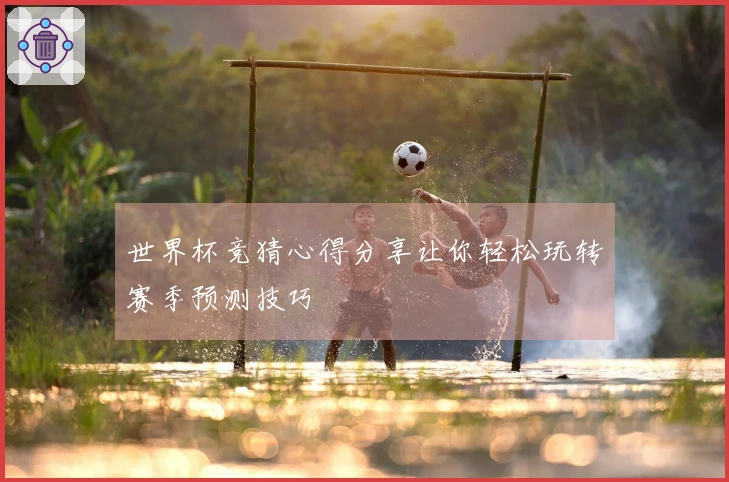 世界杯竞猜心得分享让你轻松玩转赛季预测技巧